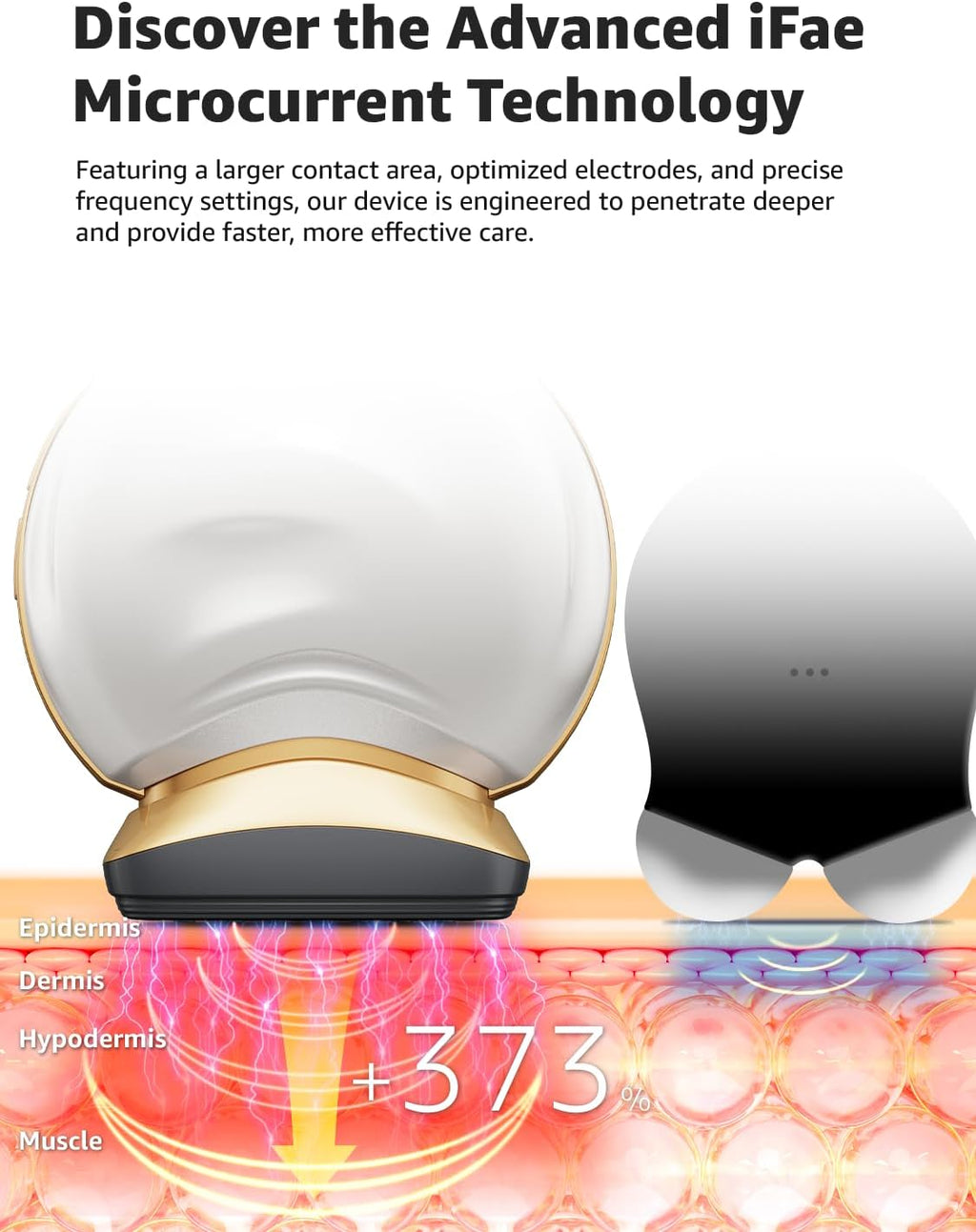 Microcurrent Facial Device Face Lift:  3 in 1 Light Therapy for Face, Portable Face Lift Device for 90 Seconds Lifting, Tightening, Skin Rejuvenation Anti-Aging Wrinkle Skin Salon at Home (White)